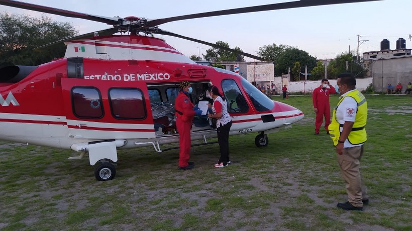 Trasladan a recién nacido en helicóptero de Guerrero a Edomex