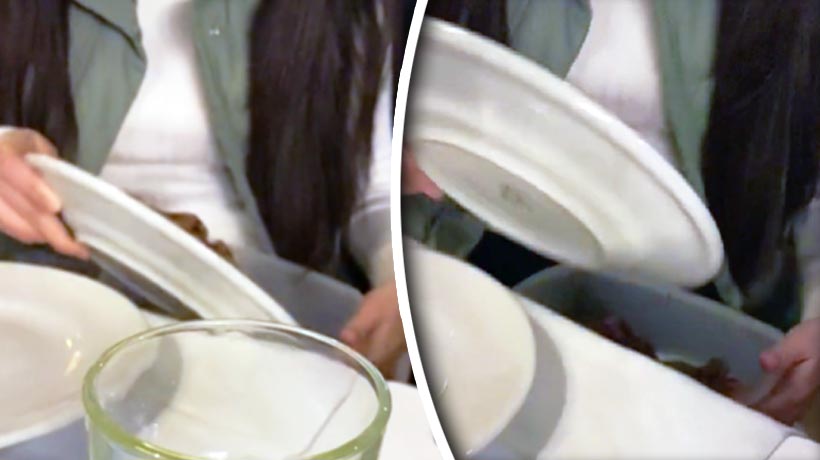 VIDEO: Crítican a pareja por llevarse en tupper sobras en restaurante de lujo