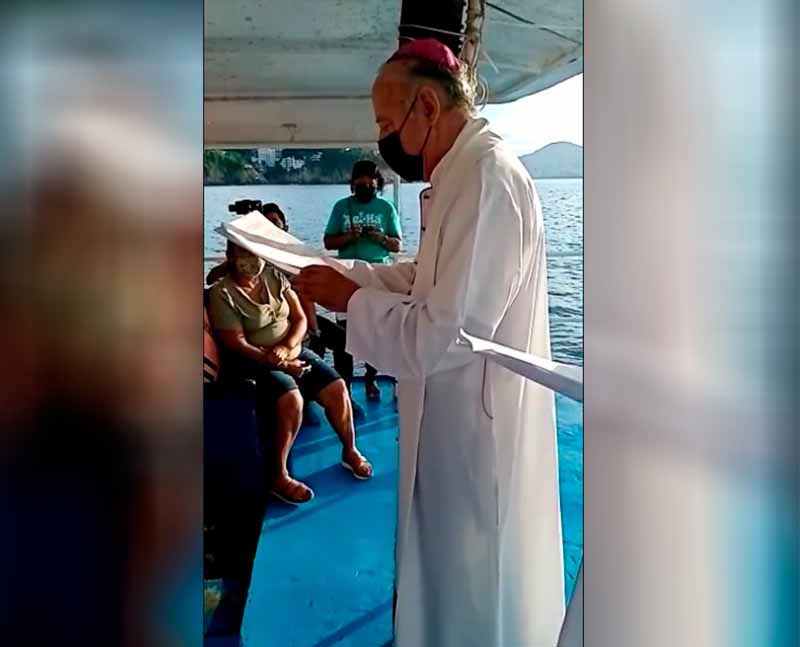 Conmemoran aniversario de la Virgen de los Mares en Acapulco