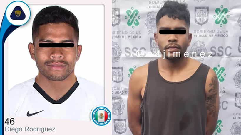 Detienen por narcomenudeo a ex jugador de Pumas