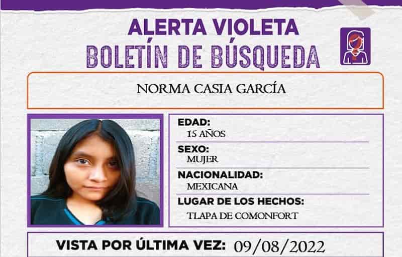 Emiten Alerta Violeta por la desaparición de dos adolescentes en Tlapa
