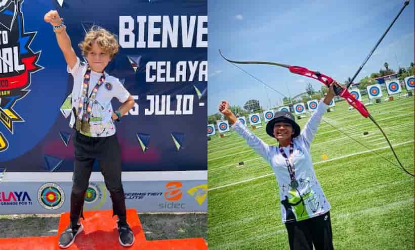 Gana Guerrero oro y plata en el Campeonato Nacional Infantil de Tiro con Arco