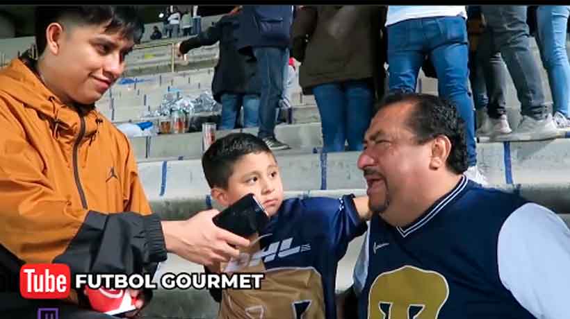 Video: Abuelo y nieto rompen en llanto tras derrota de Pumas contra América