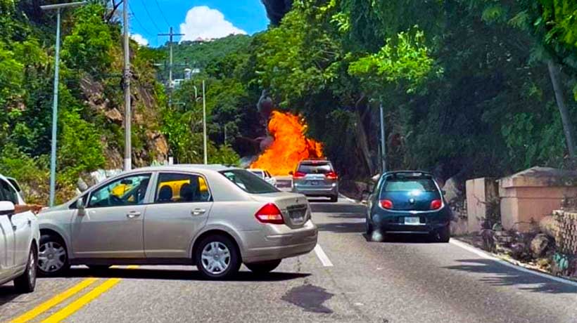 Cerrarán Escénica de Acapulco hasta nuevo aviso, tras explosión de pipa