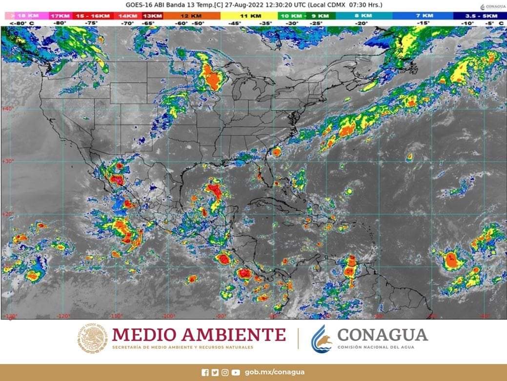 Se espera que en las próximas horas llueva en Guerrero