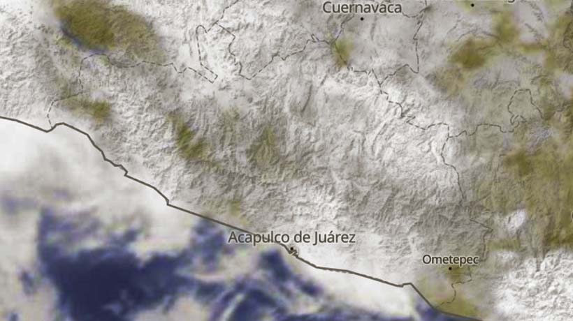 Se esperan intensas lluvias para este jueves en Guerrero