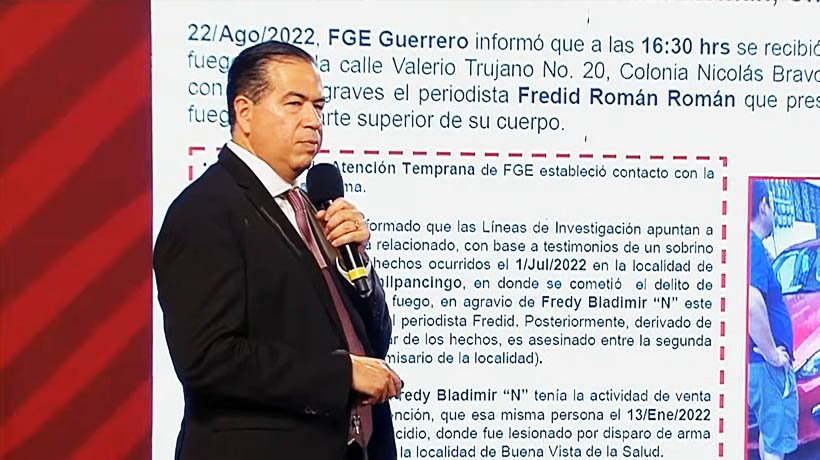 Vincula SSyPC federal asesinatos de Fredid Román y su hijo