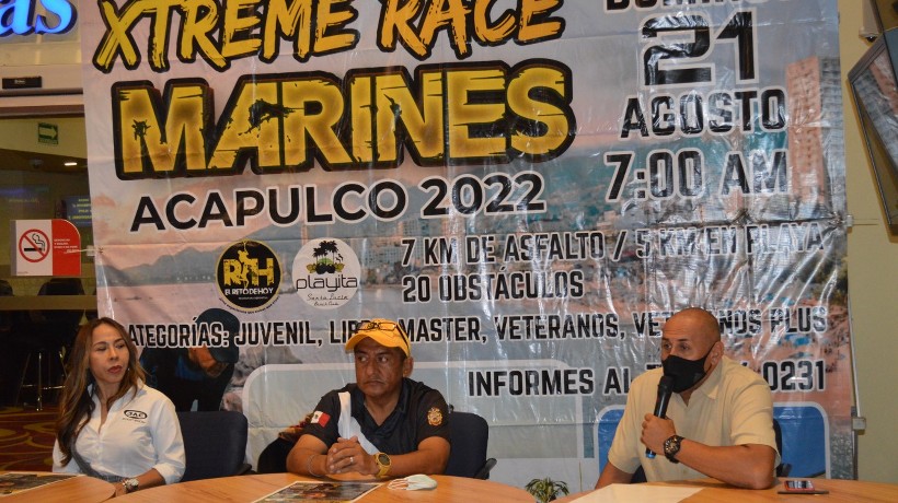 Realizarán en Acapulco el Xtreme Race Marines con 280 atletas