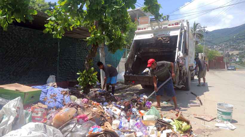 Recolectan más de 13 mil toneladas de basura en Acapulco