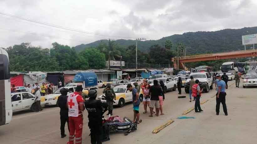Hombre pierde la vida atropellado en el bulevar Vicente Guerrero, en Acapulco