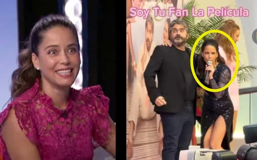 Señalan a Ana Claudia Talancón de llegar ebria a premier de “Soy Tu Fan”