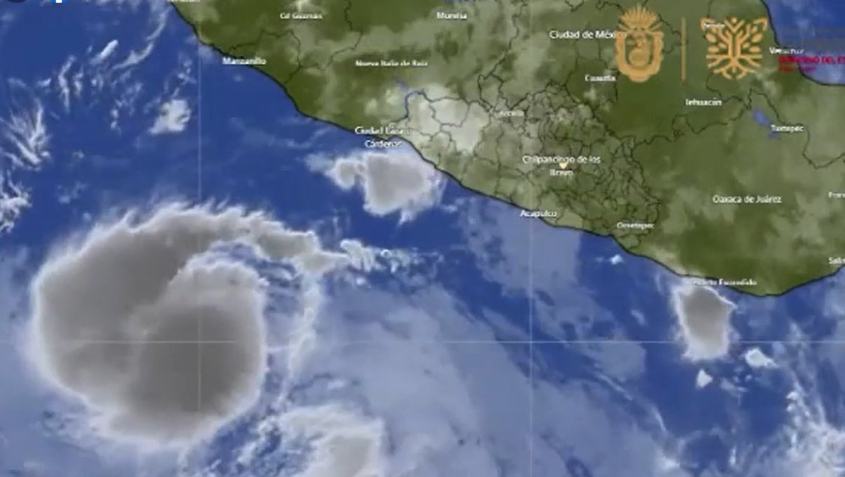 Tormenta Tropical “Orlene” provocará chubascos en Guerrero; no representa riesgo