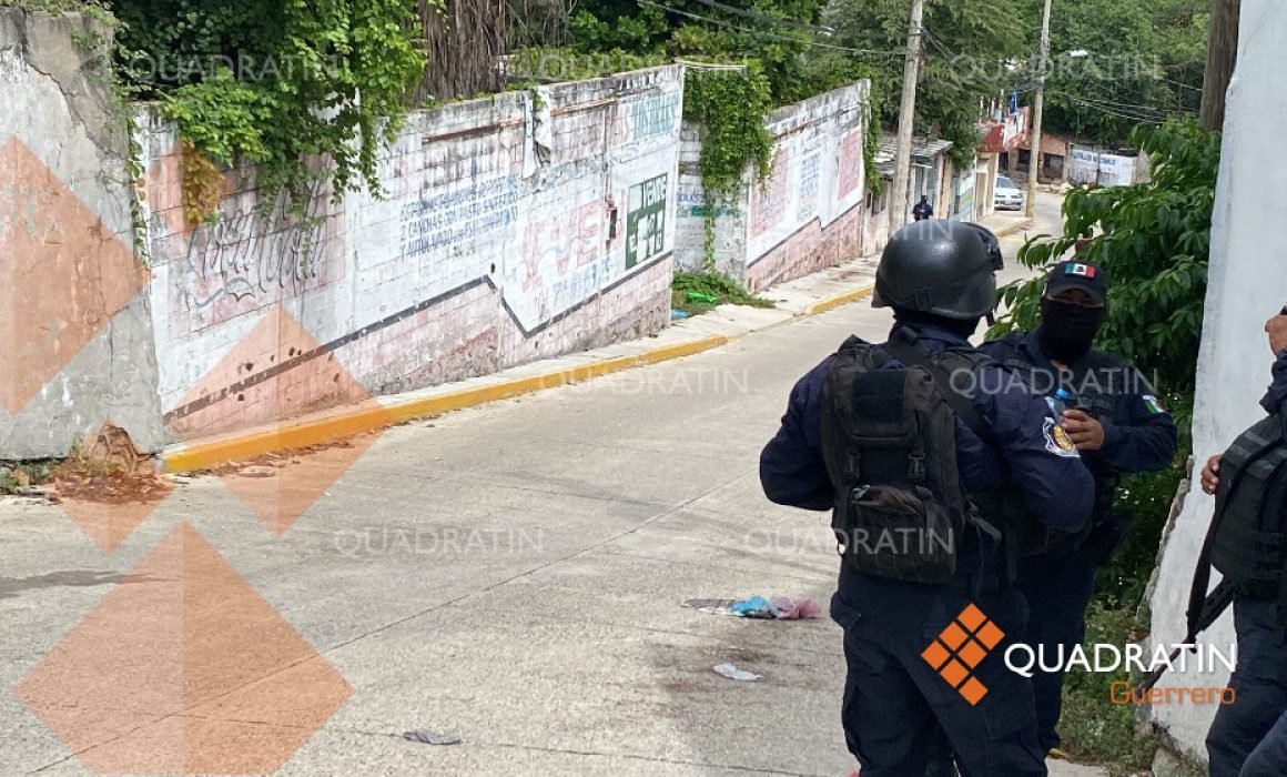 Ultiman a hombre en la colonia Miguel Alemán de Acapulco