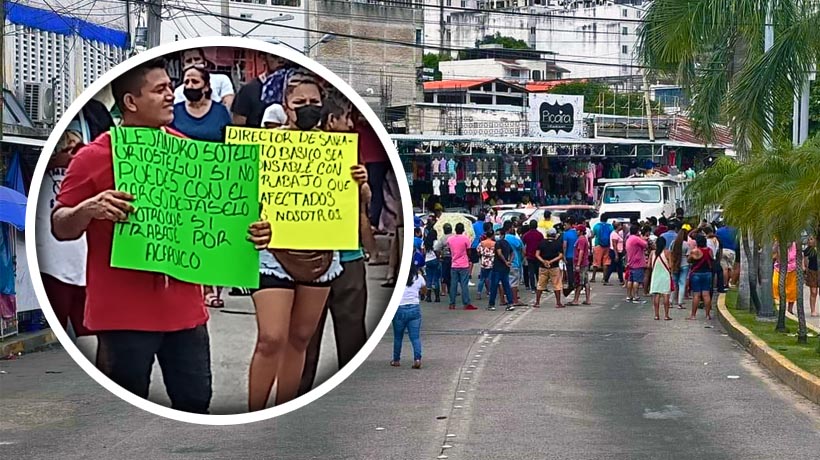 Bloquean la Cuauhtémoc de Acapulco por falta de recolección de basura