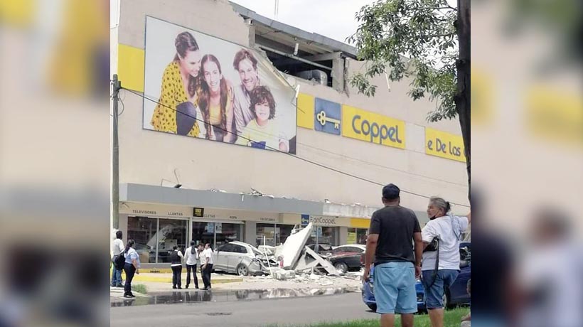 Fallece hombre por sismo de 7.7 en un Coppel de Colima