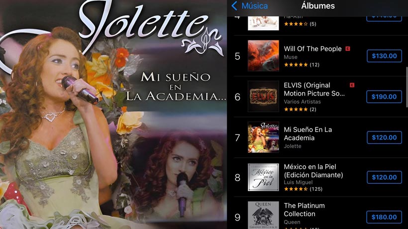 Lanzan en Spotify misterioso album de Jolette de La Academia