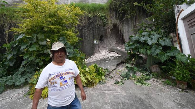 Puede repararse muro de contención dañado por Lester en Chilpancingo
