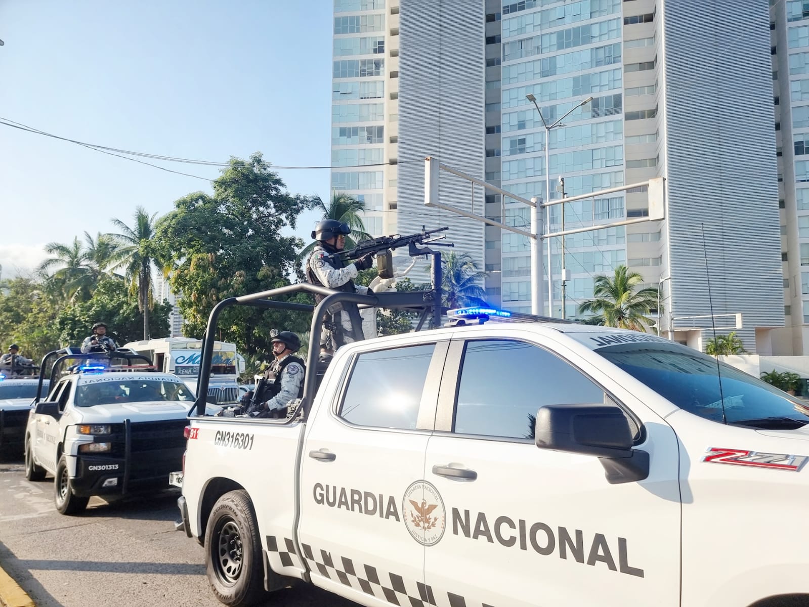 Refuerzan con 500 elementos de la GN estrategia de seguridad en Acapulco