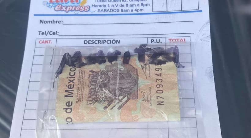 Eso es honestidad: Devuelve dueña de lavandería dinero olvidado en un pantalón