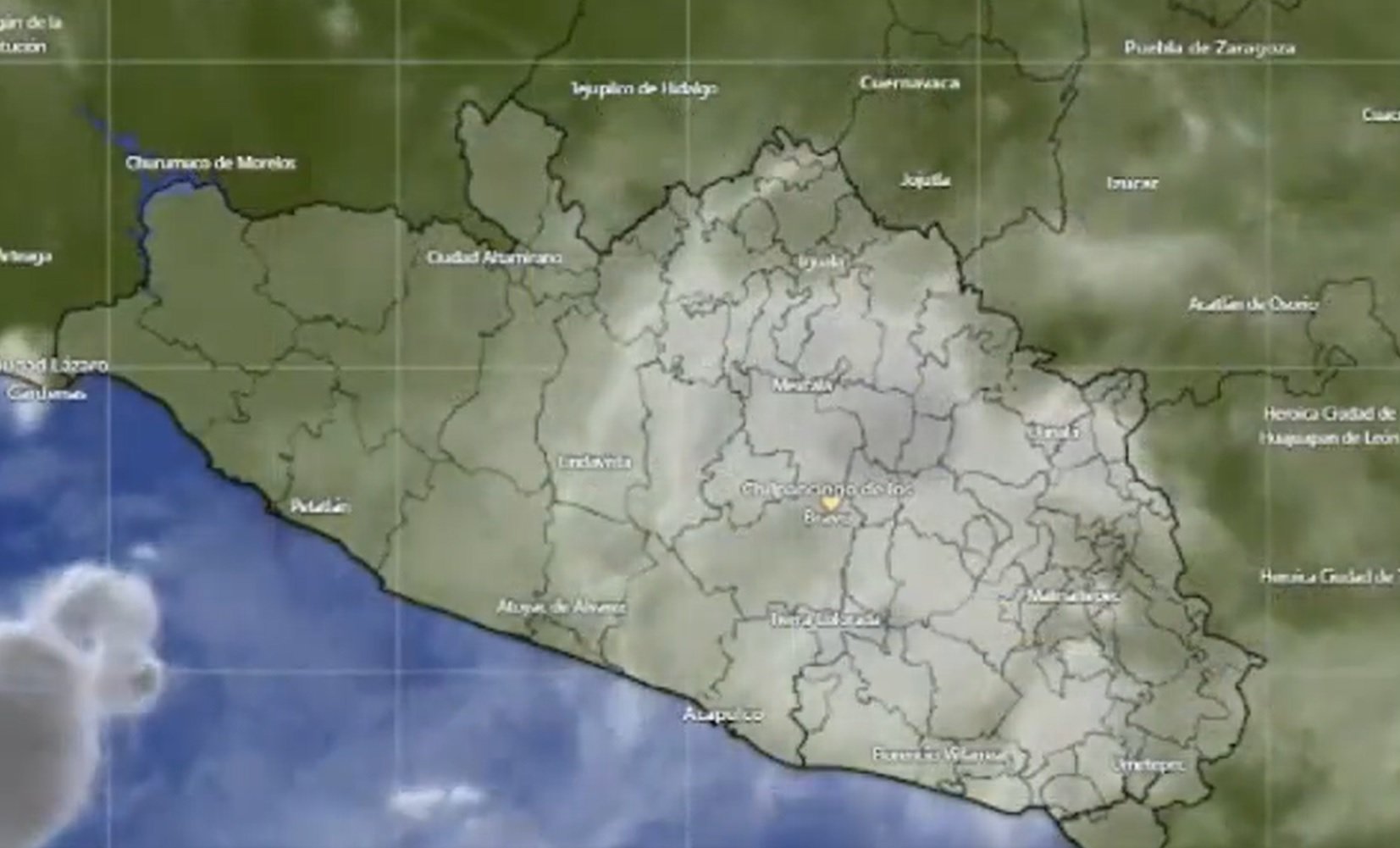 Clima en Guerrero: Podrían registrarse lluvias este jueves