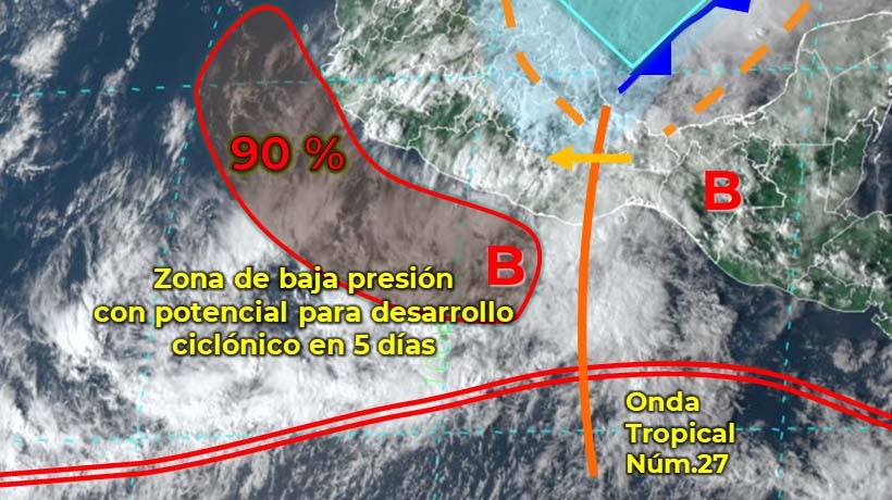 Pronostican lluvias torrenciales en Guerrero para esta madrugada