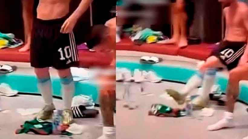 Canelo Álvarez estalla tras video de Messi “trapeando” con la playera de México en el vestidor
