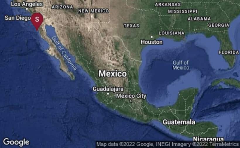 Sacude sismo de 6.2 grados a Baja California