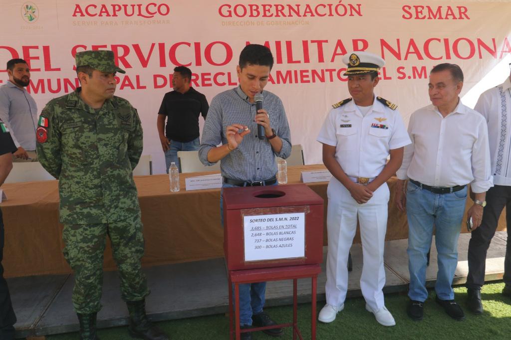 Realizan en Acapulco el Sorteo del Servicio Militar Nacional