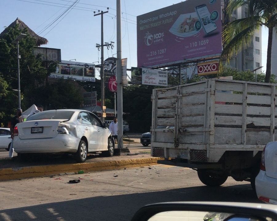 Se registra accidente en el Bulevar de Las Naciones