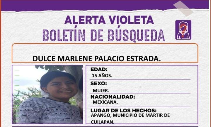 Activan Alerta Violeta por desaparición de menor en Guerrero