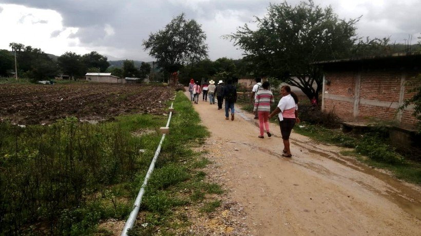Amplían servicio de agua potable en Nejapa, municipio de Chilapa