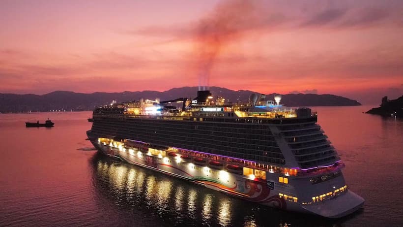 Llegan a Acapulco más de 4 mil 700 personas a bordo del crucero Norwegian Joy