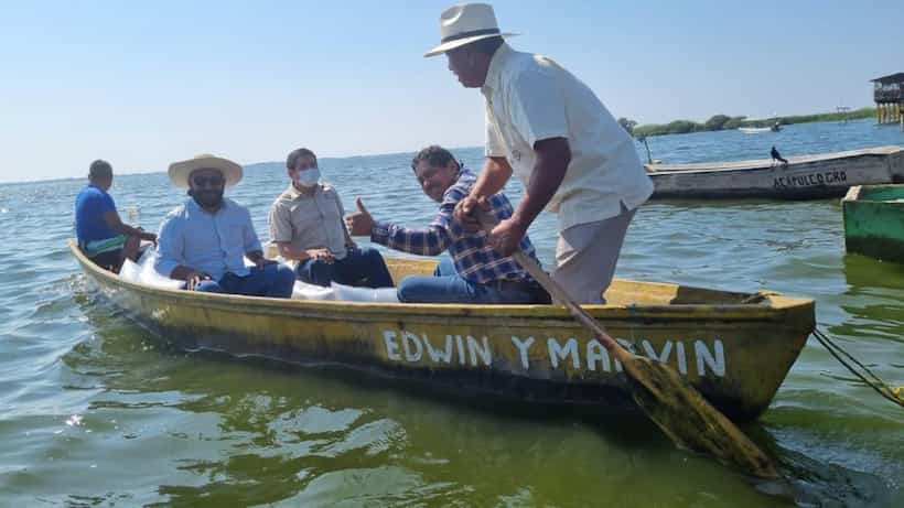 Entrega gobierno de Guerrero más de 80 mil crías de tilapia a pescadores de Coyuca de Benítez