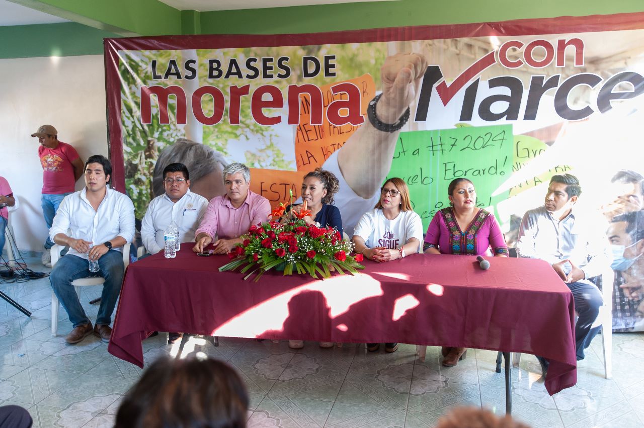 Respalda grupo Las Bases de Morena a Marcelo Ebrard en Acapulco