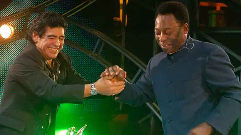 Pelé y Maradona, la “rivalidad” más allá del balón