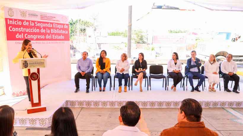 Encabeza Evelyn Salgado banderazo de inicio a la segunda etapa de construcción de Biblioteca “Siervo de la Nación”