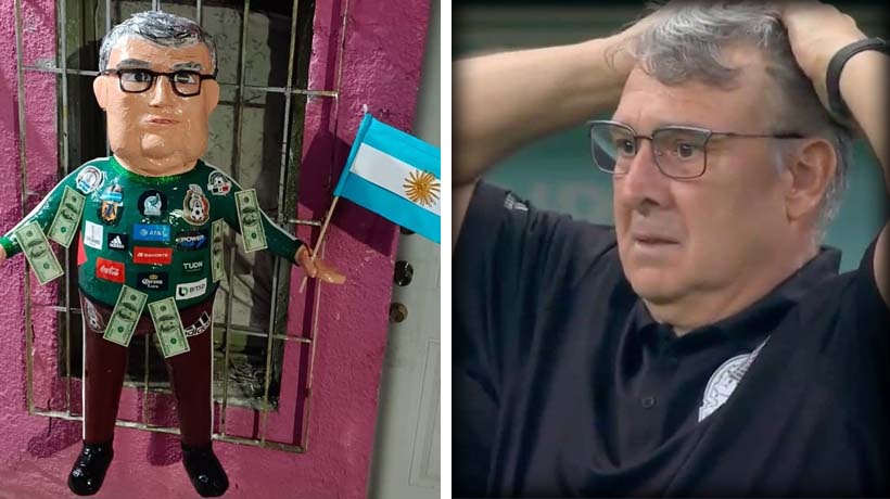 Crean piñata del Tata Martino, y causa furor en redes