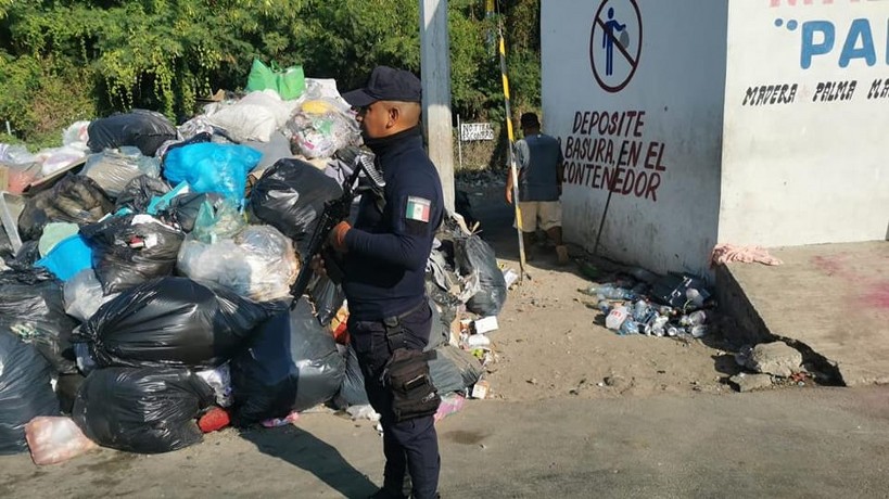 Policías de Acapulco dejarán de vigilar tiraderos clandestinos de basura