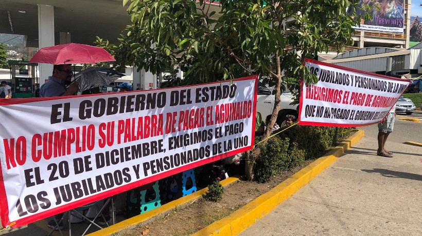 Tras protestas, liberarán en Guerrero pago a pensionados