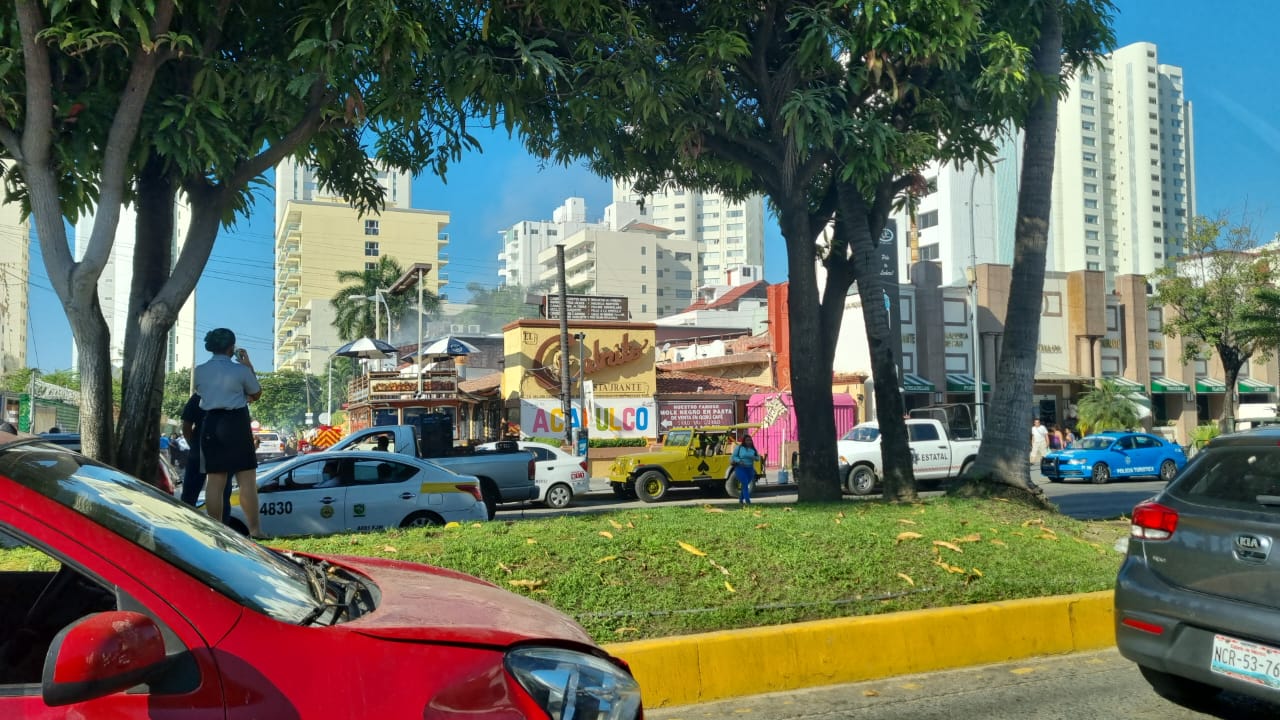 Reportan conato de incendio detrás de “El Cabrito” en Acapulco
