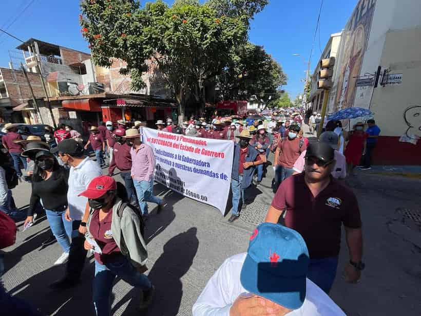 Marchan Sutcobach y Protección Civil Guerrero en Chilpancingo