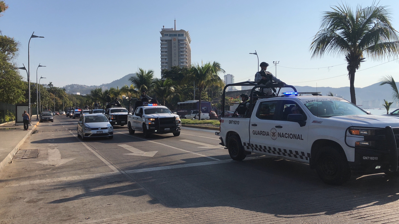 Refuerzan seguridad en Acapulco con 240 nuevos elementos de la Guardia Nacional