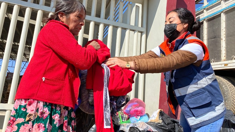 Por frío intenso, entregan apoyos a comunidades de La Montaña de Guerrero