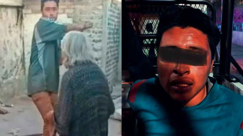 Detienen a hombre que golpeo con tubo de metal a su abuela, en Ecatepec