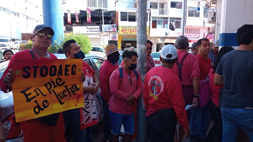 Instalan huelga de hambre sindicalizados independientes de Capama