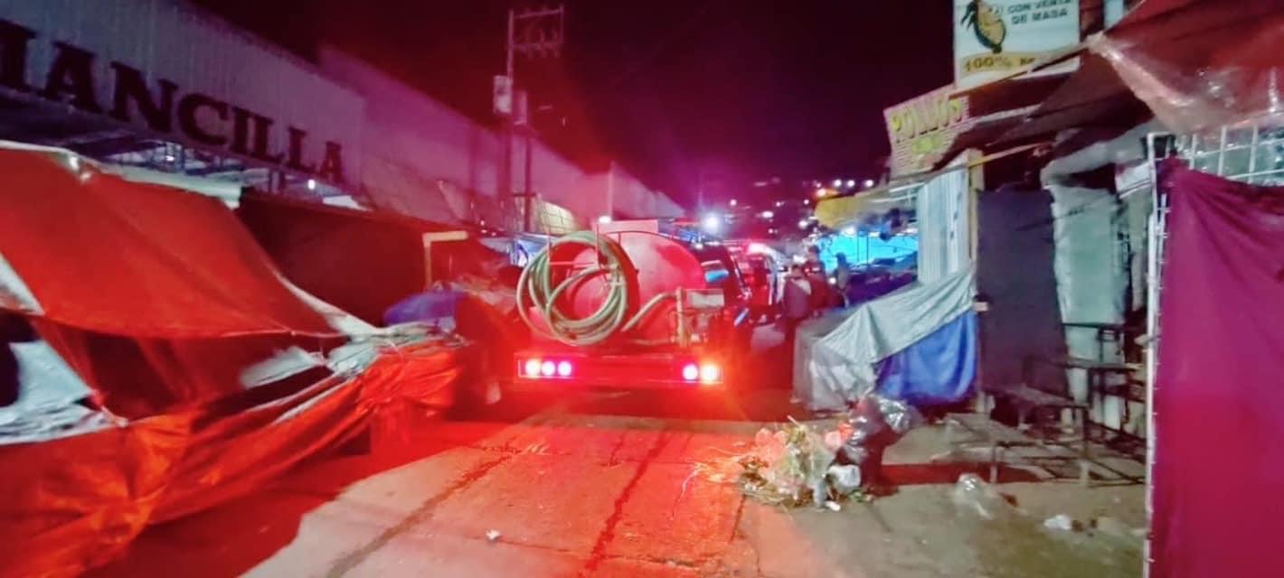 Controlan conato de incendio en mercado de Chilpancingo