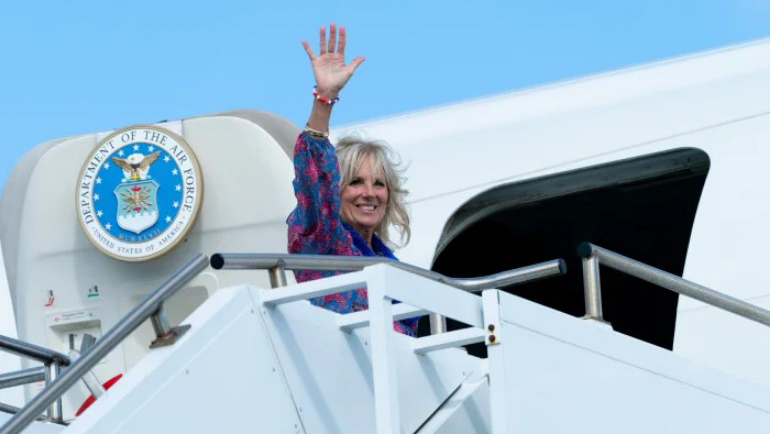 Llegará Jill Biden horas antes que Joe Biden a México; aterrizará en el AICM