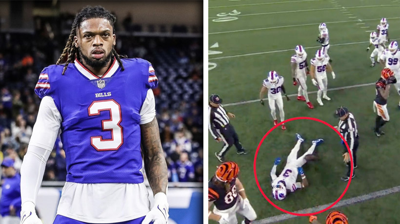 VIDEO: Se desploma jugador de los Buffalo Bills en partido de la NFL; está grave