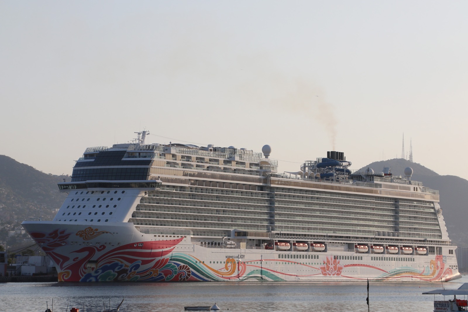 Llega a Acapulco el último crucero de febrero; el Norwegian Joy