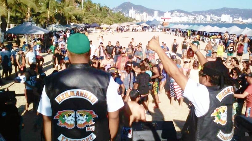 Visitan Acapulco 700 bikers de varios estados de México